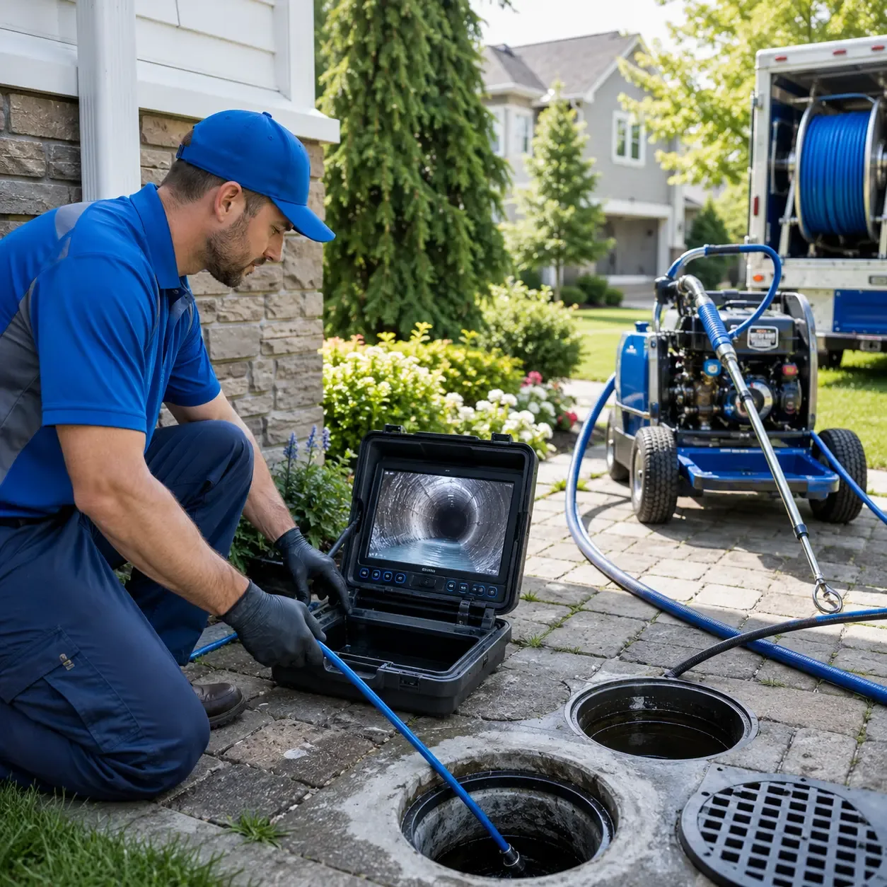 Outdoor drain cleaning professionals serving Corning, IA